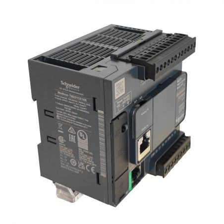 TM221CE16R Automate Modicon M221 - Contrôleur 16 entrées/sorties TOR - 240Vac - Relais - Port ethernet + série