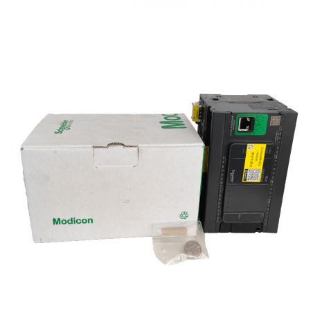 TM241CE24T Schneider - Automate Modicon M241 - Contrôleur 24 entrées/sorties - 24Vcc - PNP -Ethernet+2 série,