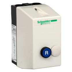 LE1D09P7A05 Schneider - Boitier de démarrage moteur bouton r bleu - 9A - bobine 230Vca|Sans thermique