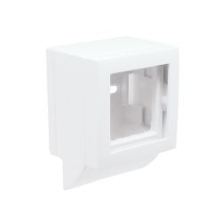 10963ABR EFAPEL - Boitier saillie 45x45 pour moulure 20x12,5mm