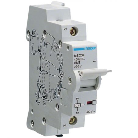 MZ206 Hager Bobine à manque de tension 230V AC - Bobine MN Hager