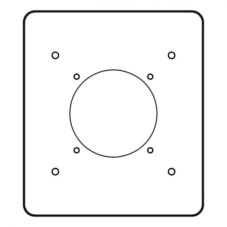 MR1360 Solera - Adaptateur pour prise coffret INDUBOX - compatible prise française 50x50