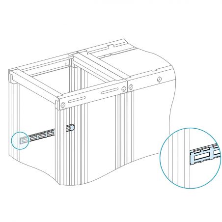 LVS08773 Schneider Prisma - supports bridage câbles - L300mm - lot de 4