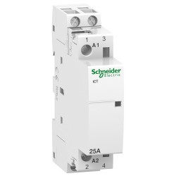 A9C20732 - Contacteur modulaire - 2NO - 25A - Bobine 230Vca - Schneider Acti 9iCT