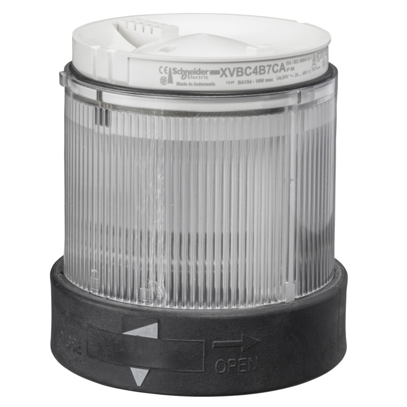 XVBC2B7 Schneider Harmony XVBC - Élément lumineux - fixe - incolore - 24Vca/cc