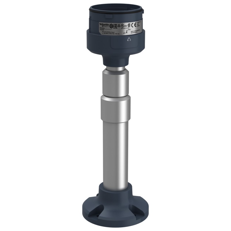 XVUZ05 Schneider Harmony XVU - Socle de montage avec mat alu réglable - 210mm à 385mm - noir