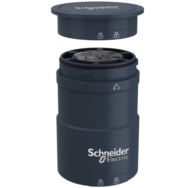 XVUC21B Schneider Harmony XVU - Embase alimentation avec couvercle - Ø60mm - noir