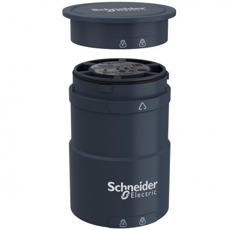 XVUC21B Schneider Harmony XVU - Embase alimentation avec couvercle - Ø60mm - noir