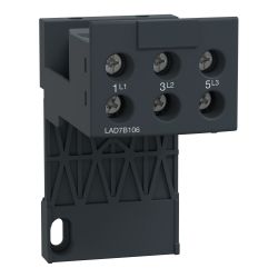 LAD7B106 Schneider - Bornier pour profilé 35mm - pour LRD01 à D35 et LR3D01 à D35 - Tesys LAD7