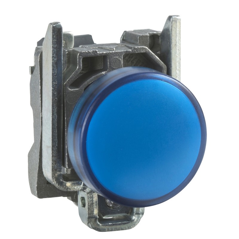 XB4BVB6 Schneider - voyant lumineux LED - Ø22 - bleu - 24V - à vis - Harmony XB4