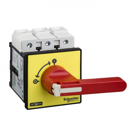 VCF6 Schneider - Interrupteur-sectionneur 3P 175A - Crosse cadenassable rouge - TeSys Vario VCF