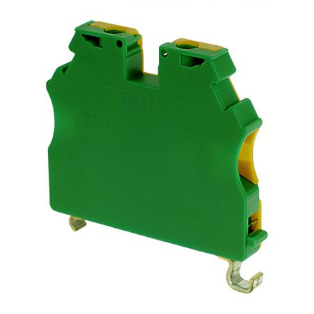 ERPE25P - Borne de jonction de mise à la terre ER2.5 - 2,5mm² à 4mm² - Vert Jaune - IMO