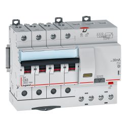 411192 Legrand Disjoncteur différentiel tétrapolaire 63A - 30mA - type AC - DX36000 - 10kA - 4P