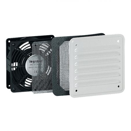 034817 Legrand - Ventilateur avec débit d'air 30/160 (libre) m³/h - avec ouïe métal - IP32 IK10