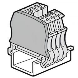 037550 Legrand - Cloison terminale pour bloc de jonction à vis Viking 3 - 1 entrée/1 sortie