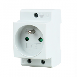 IMO prise de courant modulaire 2P+T 16A - 250Vca - Prise française