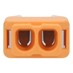 Boite de 100 connecteurs électriques rapides 2 fils rigides 0,5 à 2,5mm² - Certifié TUV