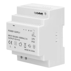 Alimentation courant continu 12V 7A 84W - 4 modules - Transformateur 220V - 12V cc