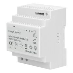 Alimentation courant continu 24V 4A 100W - 4 modules - Transformateur 220V - 24V cc
