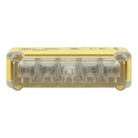 Boite de 50 connecteurs électriques rapides 5 fils rigides 0,5 à 2,5mm² - Certifié TUV