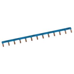 KB163N Hager - Peigne d'alimentation neutre - 1P - Bleu - 63A - 10mm² - 13 modules