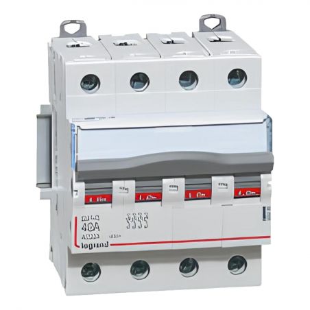 406480 Interrupteur sectionneur tétrapolaire 4P 400V - 40A - 4 modules - Bornes à vis Legrand DX³-IS