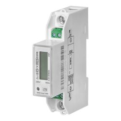 Compteur modulaire monophasé 100A - 230V - 1 module - certifié MID - avec affichage digital