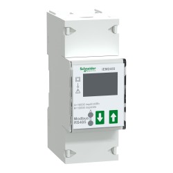 A9MEM2455 Schneider - Compteur électrique 100A - 1P+N - écran LCD - Avec option double tarif - MID - Acti 9