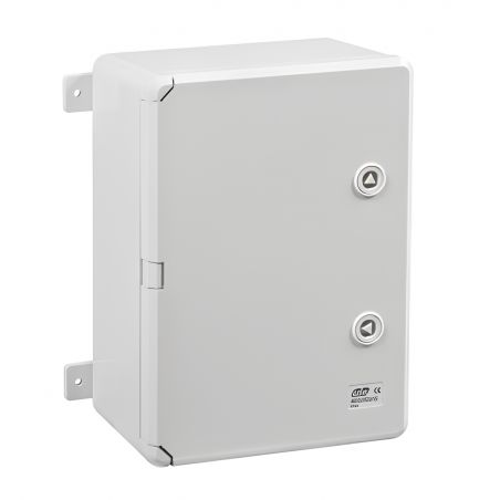 ABS302013 IDE Coffret ABS étanche IP65 300X200X130 Porte opaque - avec plaque de montage