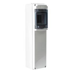CSN4PT - Coffret pour prise de courant Étanche IP65 - 1 rangée de 4 modules - IDE STAR