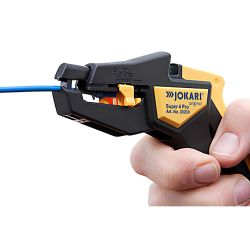 20200 - Pince à dénuder automatique JOKARI Super 4 PRO - Fil 0,2 à 6mm² - butée réglable 6 à 15mm + coupe fil