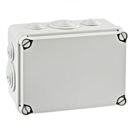 EV161 IDE Boite de dérivation étanche IP65 IK07 850° avec entrées coniques dim116x162x76
