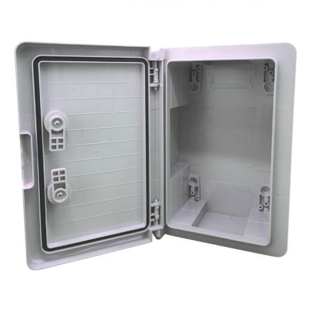 ABS302013 IDE Coffret ABS étanche IP65 300X200X130 Porte opaque - avec plaque de montage