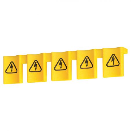 KZ059 Hager Embouts jaune de protection pour dents de peigne électrique- cache dent de peignes (5 broches)