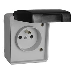 3360F Bloc prise étanche IP44 certifiée NF - Solera