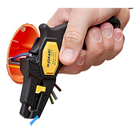 20050 - Pince à dénuder automatique JOKARI Super 4 PLUS - Fil 0,2 à 6mm² - butée réglable - coupe fil - Lame remplaçable