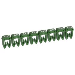 038225 Legrand - Boite de 1200 repères CAB 3 pour fils 1,5mm² à 2,5mm² - marquage chiffre 5Vert