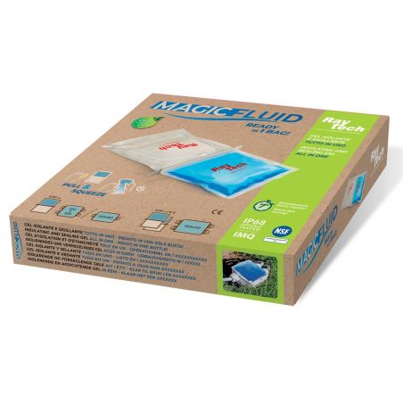 Magic fluid - sachet de gel monodose bi-composant IP68 - 420 grammes