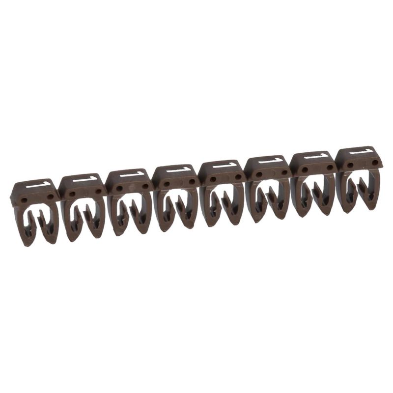 038211 Legrand - Boite de 1200 repères CAB 3 pour fils 0,5mm² à 1,5mm² - marquage chiffre 1 brun