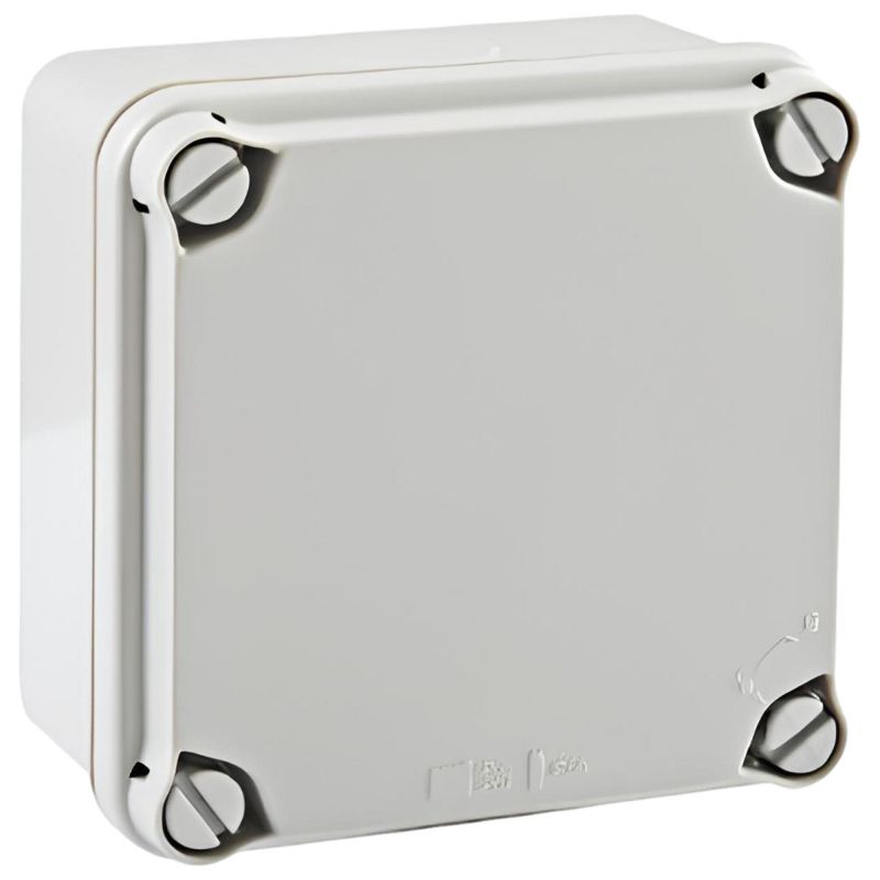 EL111 IDE Boitier électrique étanche IP67 avec bords lisses dim 108x108x64