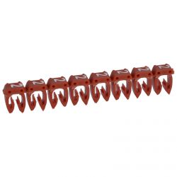 038222 Legrand - Boite de 1200 repères CAB 3 pour fils 1,5mm² à 2,5mm² - marquage chiffre 2 rouge