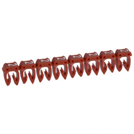 038222 Legrand - Boite de 1200 repères CAB 3 pour fils 1,5mm² à 2,5mm² - marquage chiffre 2 rouge