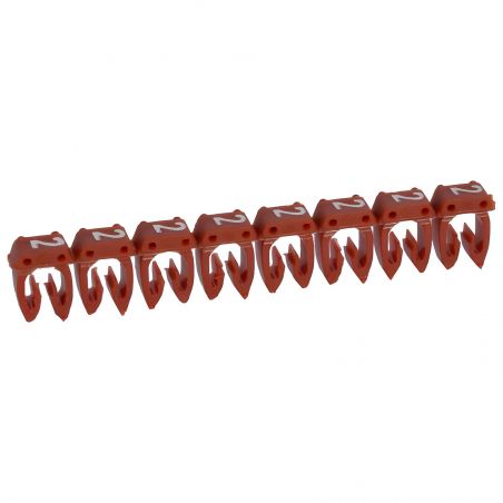 038232 Legrand - Boite de 800 repères CAB 3 pour fils 4mm² à 6mm² - marquage chiffre 2 rouge