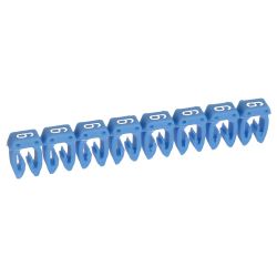 038216 Legrand - Boite de 1200 repères CAB 3 pour fils 0,5mm² à 1,5mm² - marquage chiffre 6 bleu