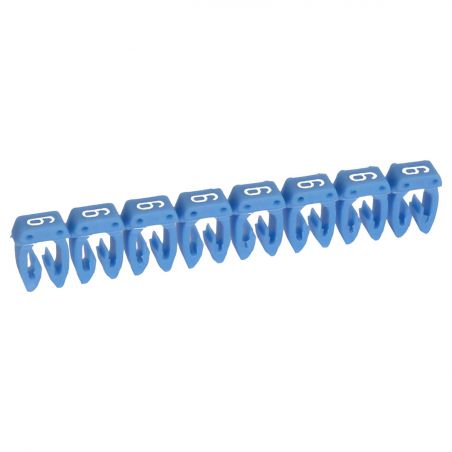 038216 Legrand - Boite de 1200 repères CAB 3 pour fils 0,5mm² à 1,5mm² - marquage chiffre 6 bleu