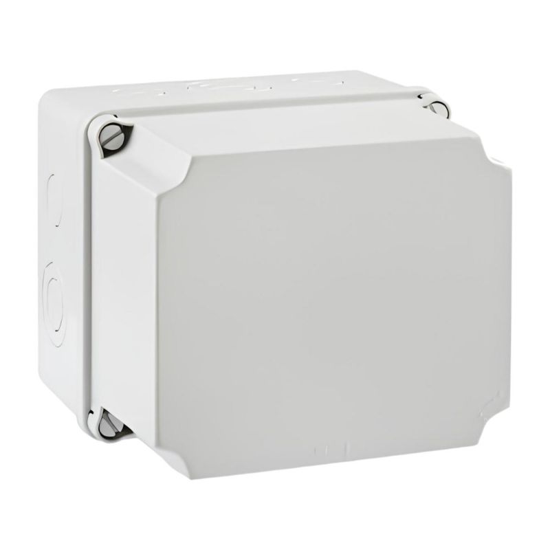 GSL171 IDE Boitier industriel étanche IP67 avec bords lisses, couvercle réhaussé opaque dim.175X151X155
