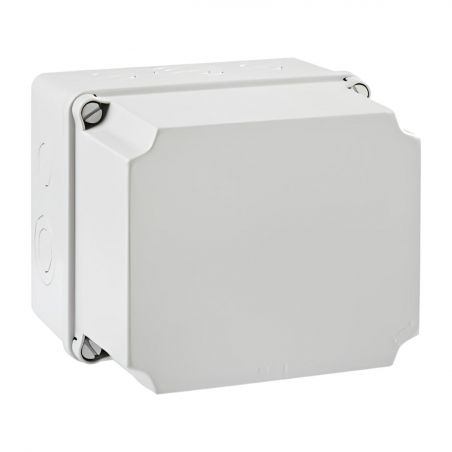 GSL171 IDE Boitier industriel étanche IP67 avec bords lisses, couvercle réhaussé opaque dim.175X151X155