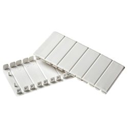 77600 Obturateur pour coffret électrique - 6 modules - Blanc - IDE