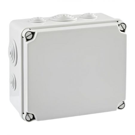 EV171 IDE Boite de dérivation étanche IP65 IK07 850° avec entrées coniques dim.175X151X95