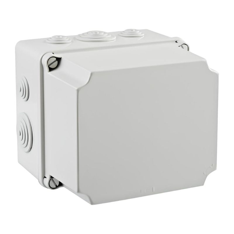 GSV171 IDE Boite de dérivation industrielle étanche IP65 avec capot réhaussé et entrées souples - dim.175X151X155
